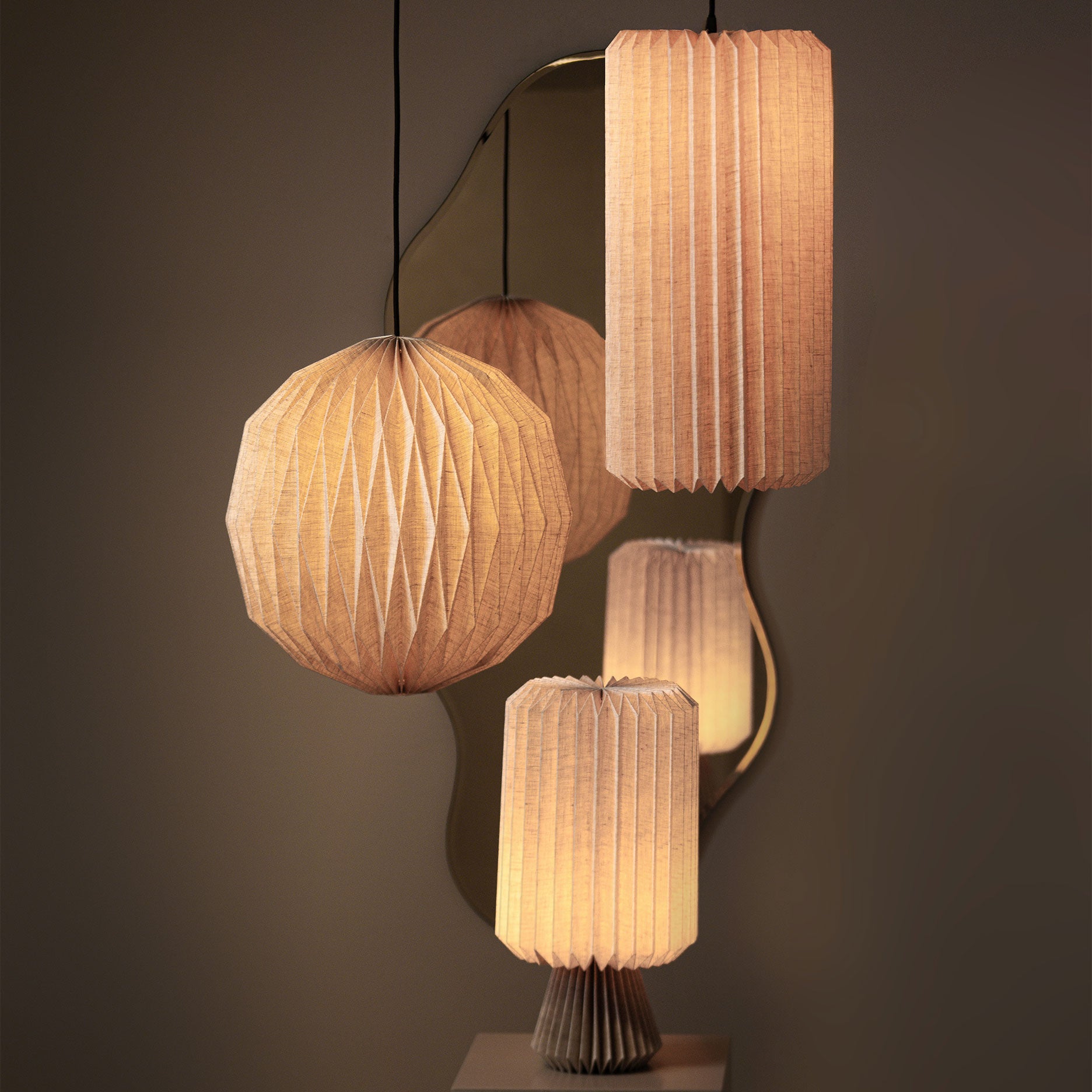 Plica Bordlampe H41 cm